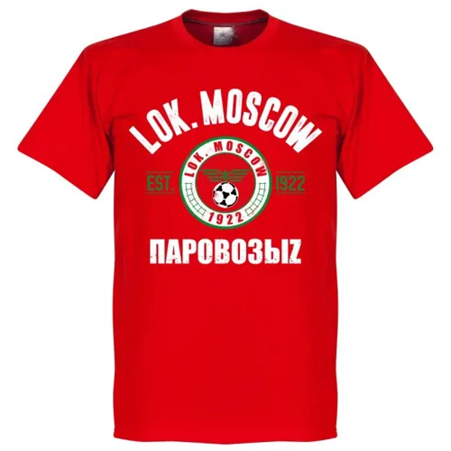 Lokomotiv Moskou 1922 fan t-shirt - Rood