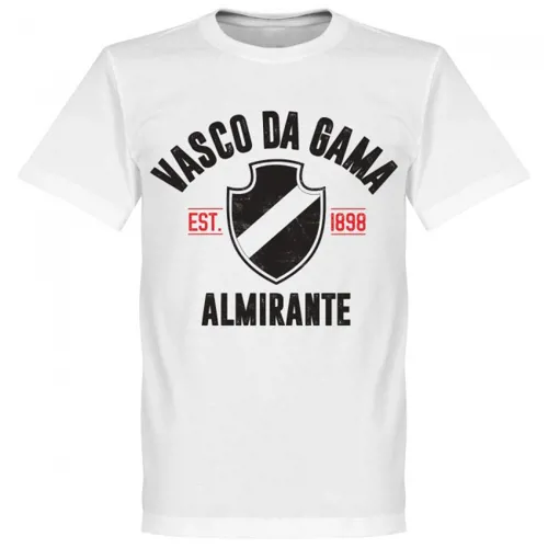 Vasco Da Gama EST 1898 T-shirt - Wit