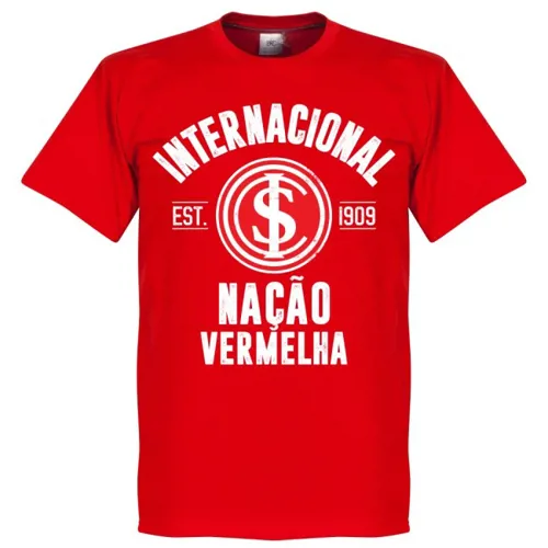 Internacional t-shirt EST 1909 - Rood