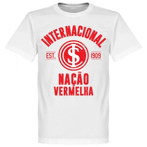 Internacional t-shirt EST 1909 - Wit