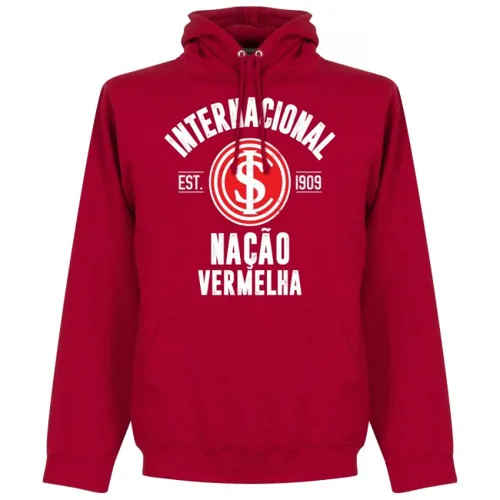 Internacional hoodie EST 1909 - Rood