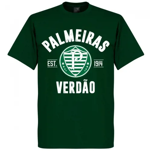 Palmeiras t-shirt EST 1914 - Groen