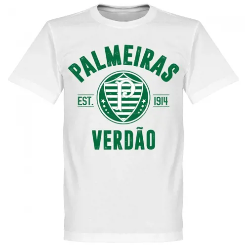 Palmeiras t-shirt EST 1914 - Wit