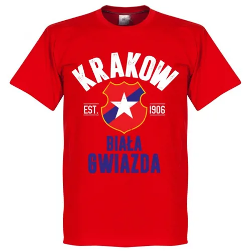 Wisla Krakow EST 1906 t-shirt - Rood