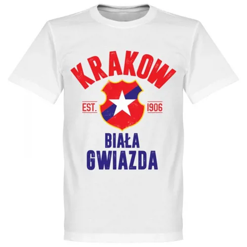 Wisla Krakow EST 1906 t-shirt - Wit