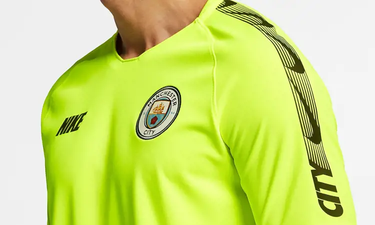 Het Manchester City trainingsshirt voor 2019