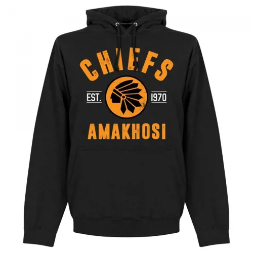 Kaizer Chiefs hoodie EST 1970 - Zwart