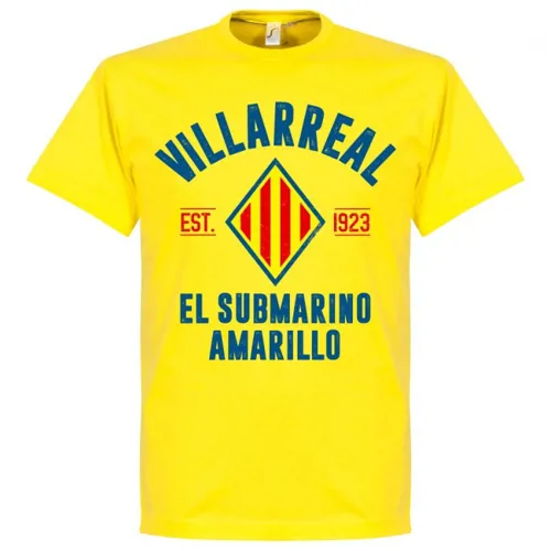 Villarreal CF t-shirt EST 1923 - Geel