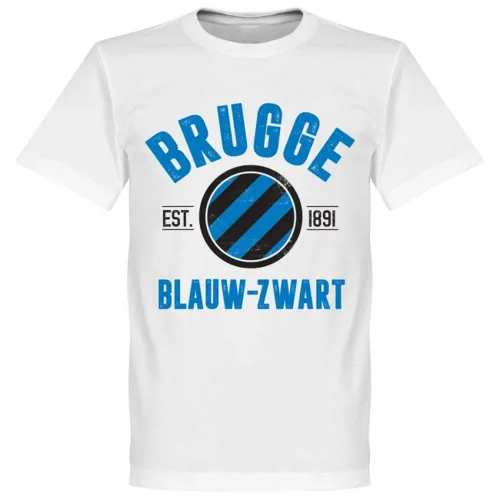 Club Brugge Established 1891 t-shirt - Wit