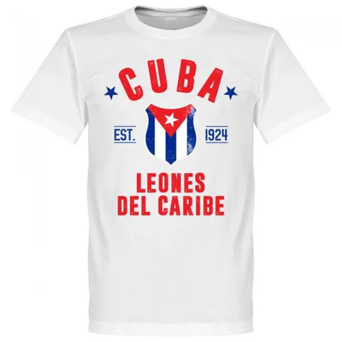 Cuba EST 1924 t-shirt - Wit