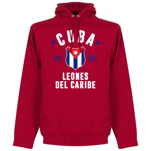 Cuba hoodie EST 1924 -  Bordeaux Rood