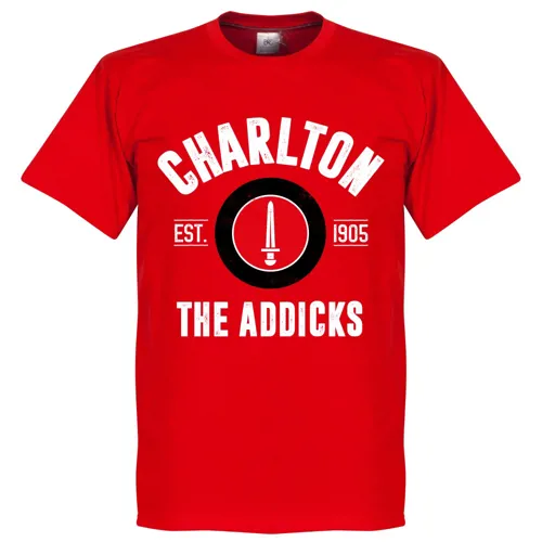 Charlton Athletic t-shirt EST 1905 - Rood