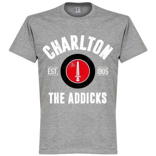 Charlton Athletic t-shirt EST 1905 - Grijs