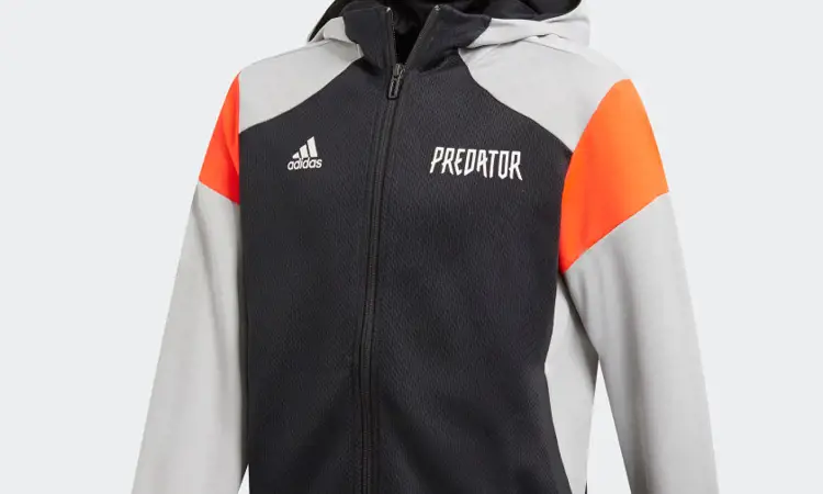 Het adidas Predator joggingspak in wit/zwart