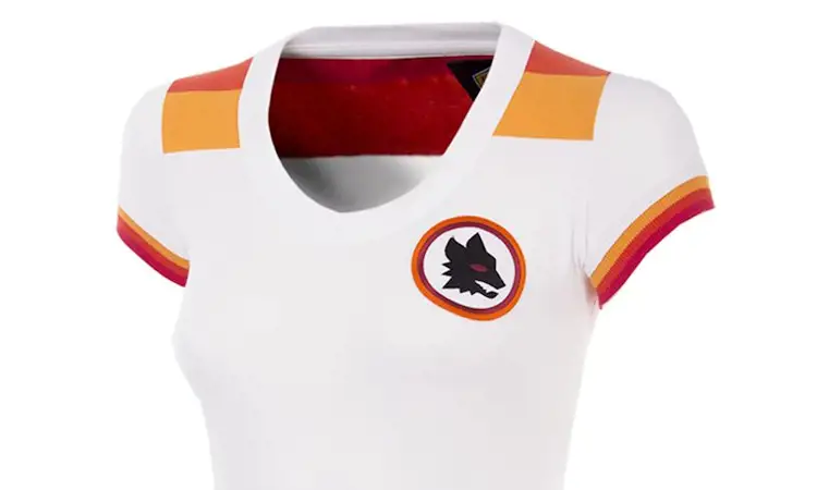 Het AS Roma retro voetbalshirt voor vrouwen