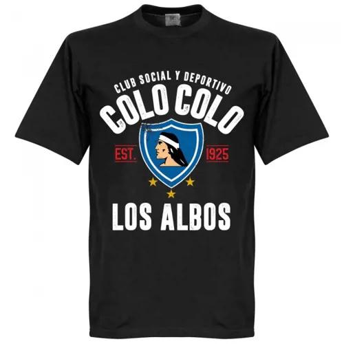 Colo Colo EST 1925 t-shirt - Zwart 
