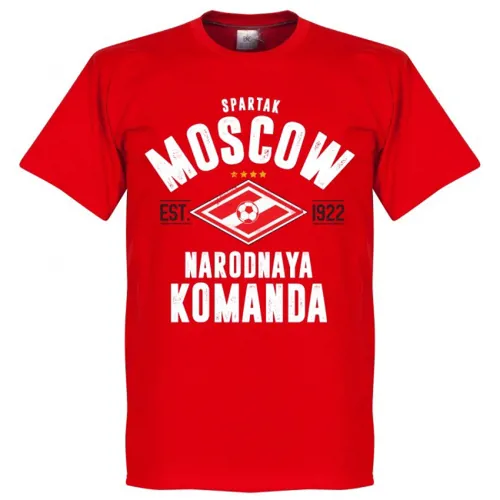 Spartak Moskou t-shirt EST 1922 - Rood