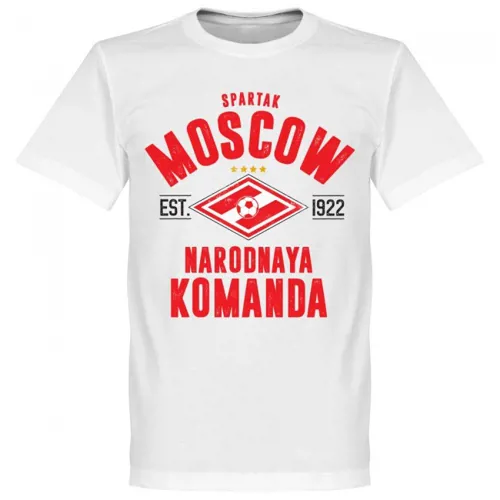 Spartak Moskou t-shirt EST 1922 - Wit