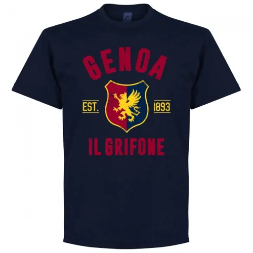 Genoa t-shirt EST 1893 - Navy
