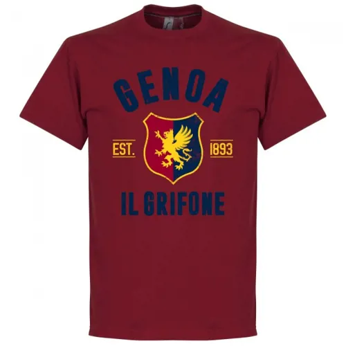 Genoa t-shirt EST 1893 - Bordeaux
