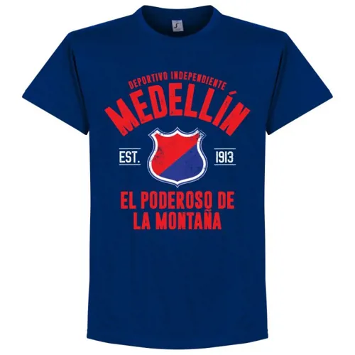 Independiente Medellin EST 1913 T-Shirt - Blauw