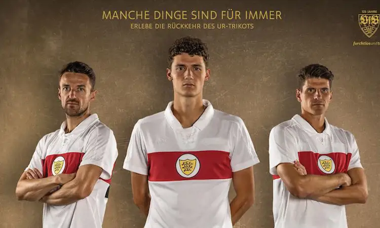 VFB Stuttgart lanceert voetbalshirt ter ere van 125 jarig bestaan