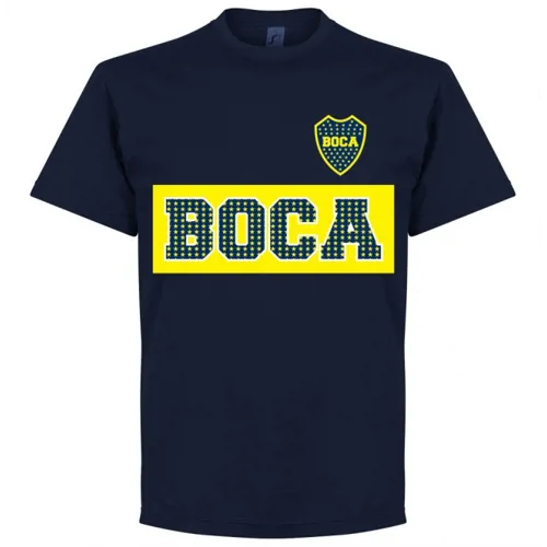 Boca Juniors Stars T-Shirt - Navy