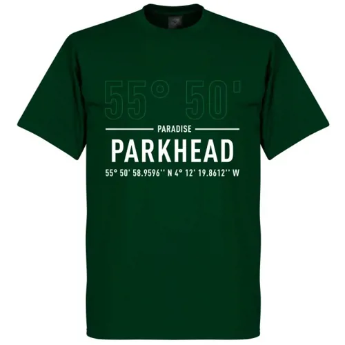 Celtic Park Coördinaten T-Shirt - Groen