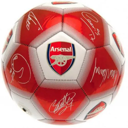 Arsenal signature voetbal - Rood/Wit