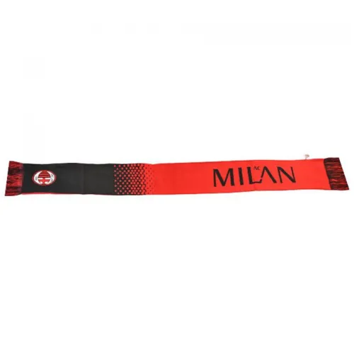 AC Milan fade sjaal  - Zwart/Rood