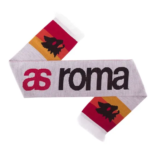 AS Roma retro sjaal - Wit/Rood/Geel