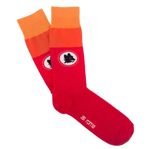 AS Roma retro sokken - Rood/Oranje/Geel