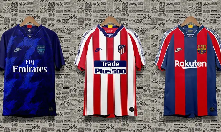 Gruwelijke jaren '90 Nike reto voetbalshirts van Oneblacktie