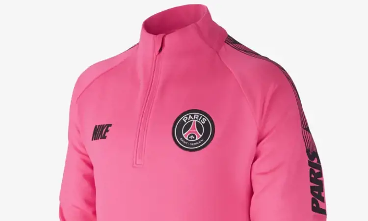 De roze Paris Saint Germain training sweater voor 2019