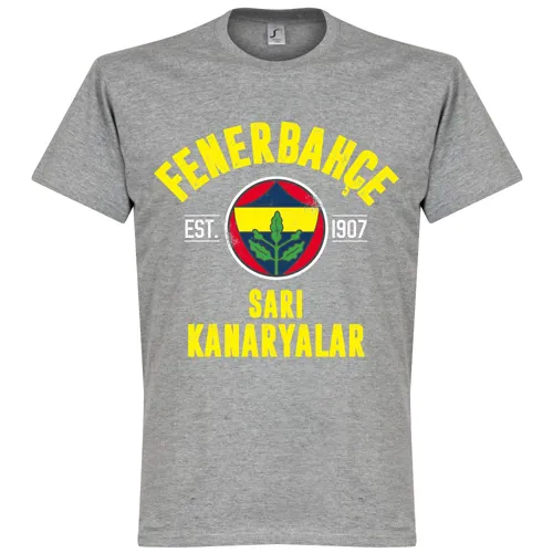 Fenerbahce Est. 1907 T-Shirt - Grijs