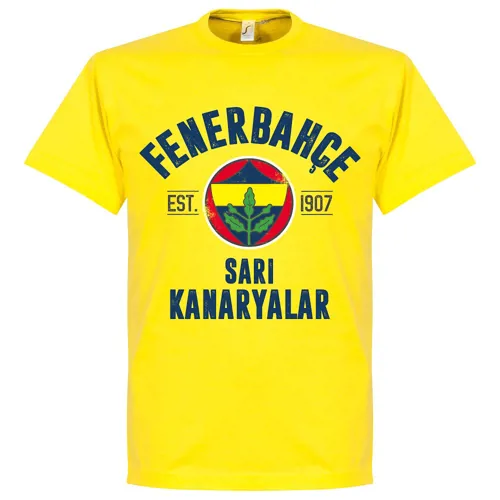 Fenerbahce Est. 1907 T-Shirt - Geel