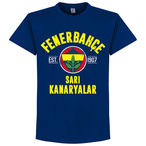 Fenerbahce Est. 1907 T-Shirt - Donker blauw