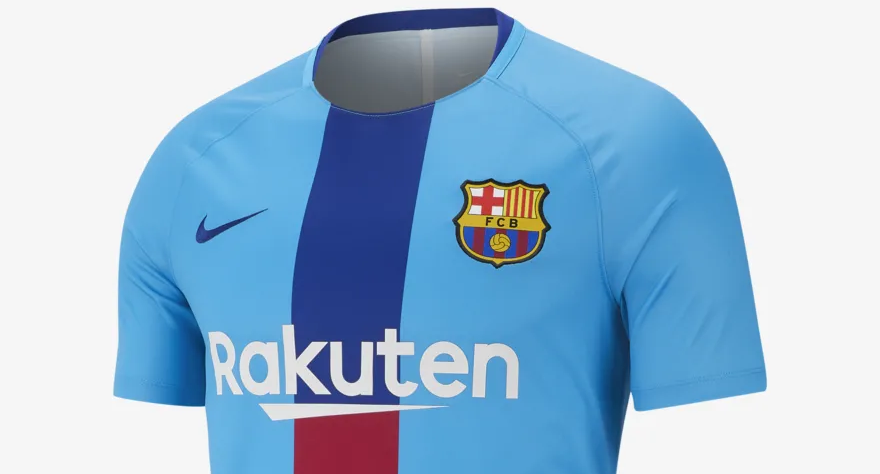 nike barcelona uit shirt