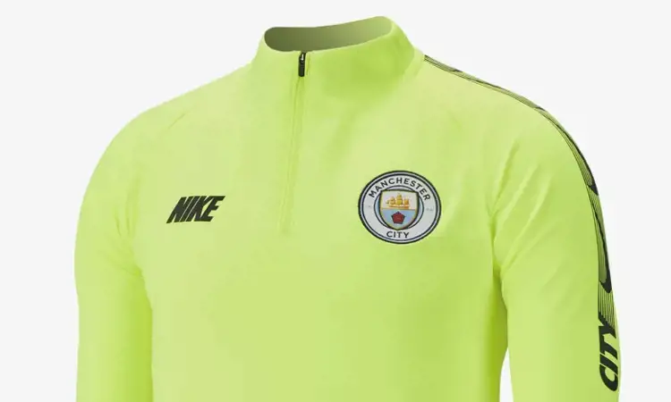 Het fel gele Manchester City trainingspak 2019