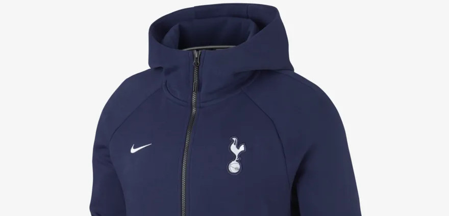 Het navy blauwe Tottenham Hotspur tech fleece joggingspak 2019