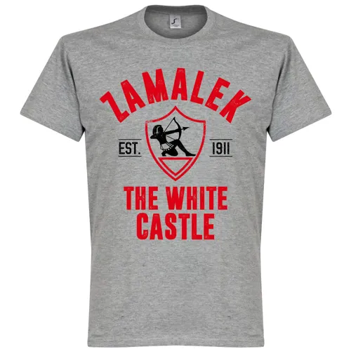 Zamalek t-shirt EST 1911 - Grijs