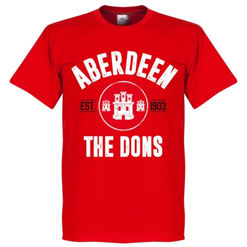 Aberdeen T-Shirt EST 1903 - Rood