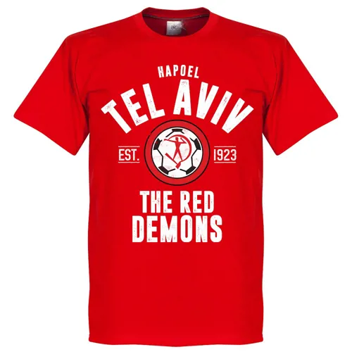 Hapoel Tel Aviv EST 1923 T-Shirt - Rood