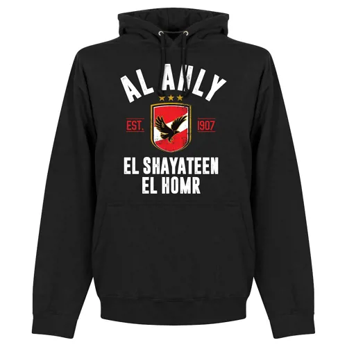 Al Ahly hoodie EST 1907 - Zwart
