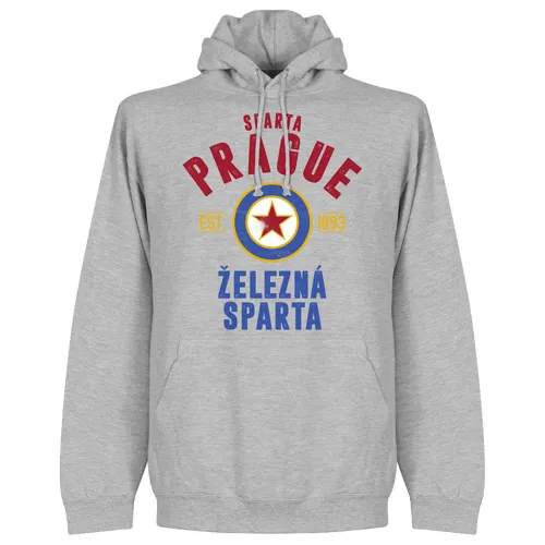 Sparta Praag hoodie EST 1893 - Wit