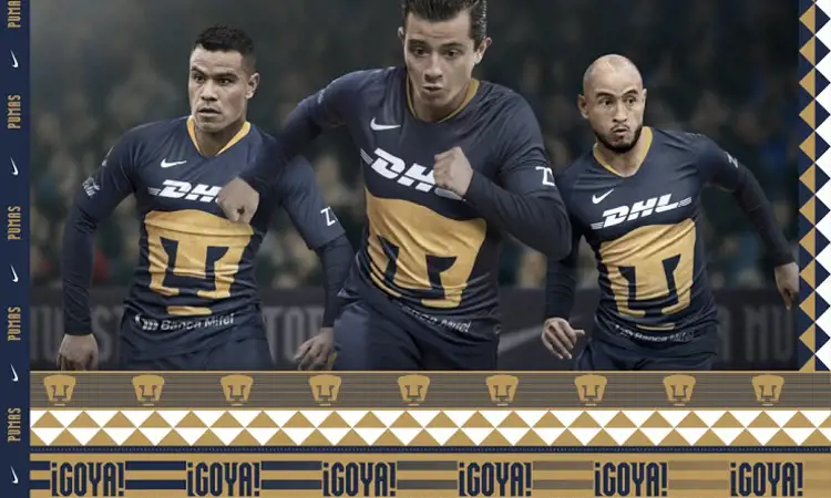 Pumas Unam brengt nieuw 3e voetbalshirt uit voor 2019