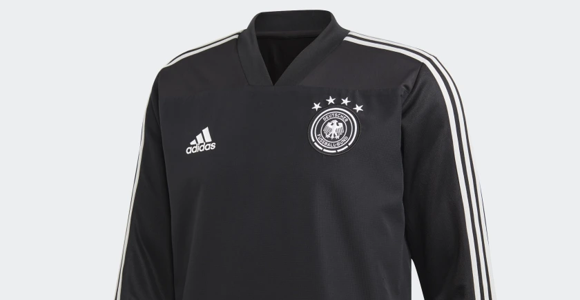 Duitsland draagt zwart/groen trainingspak in 2019