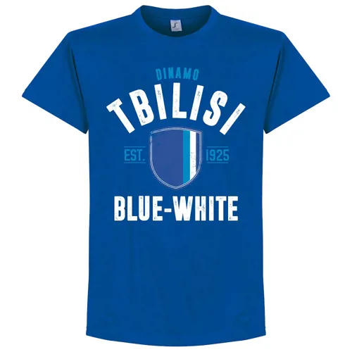 Dinamo Tbilisi t-shirt EST 1925 - Blauw