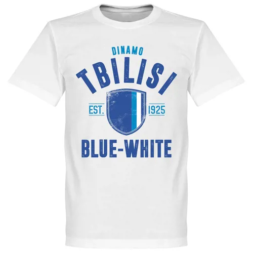 Dinamo Tbilisi t-shirt EST 1925 - Wit