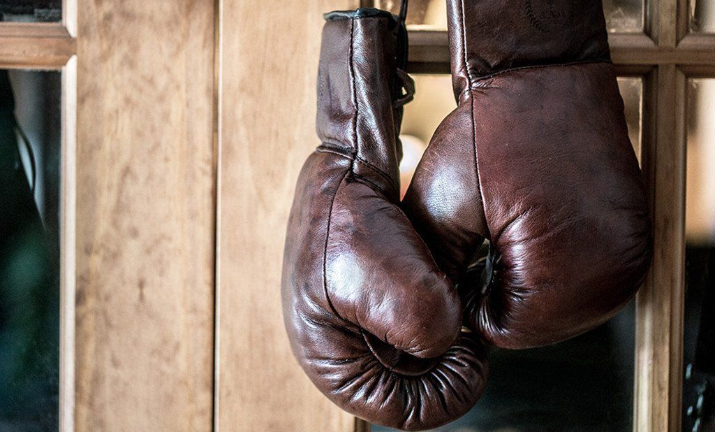 Retro en vintage leren bokshandschoenen bestellen